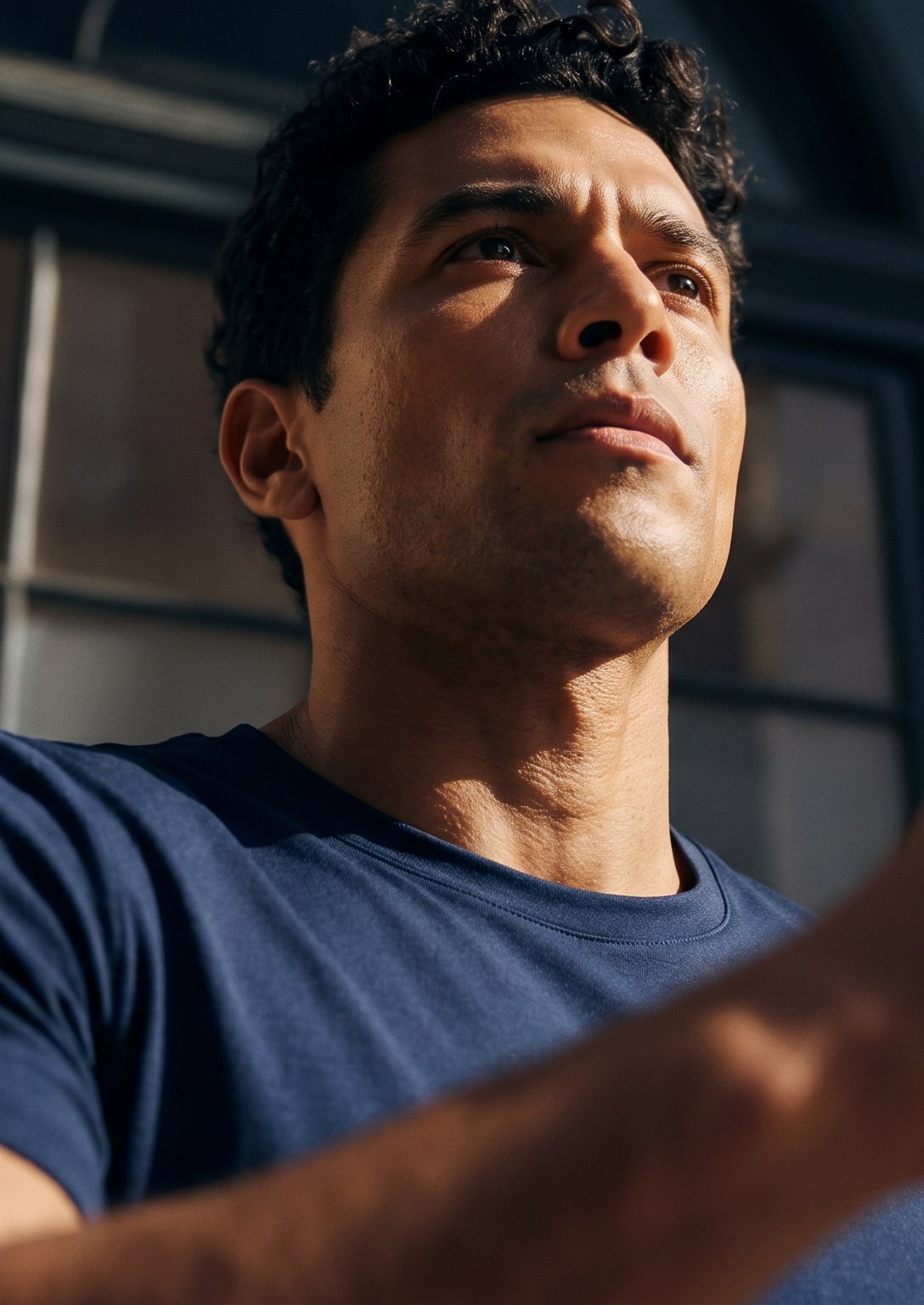 Portrait in morning light